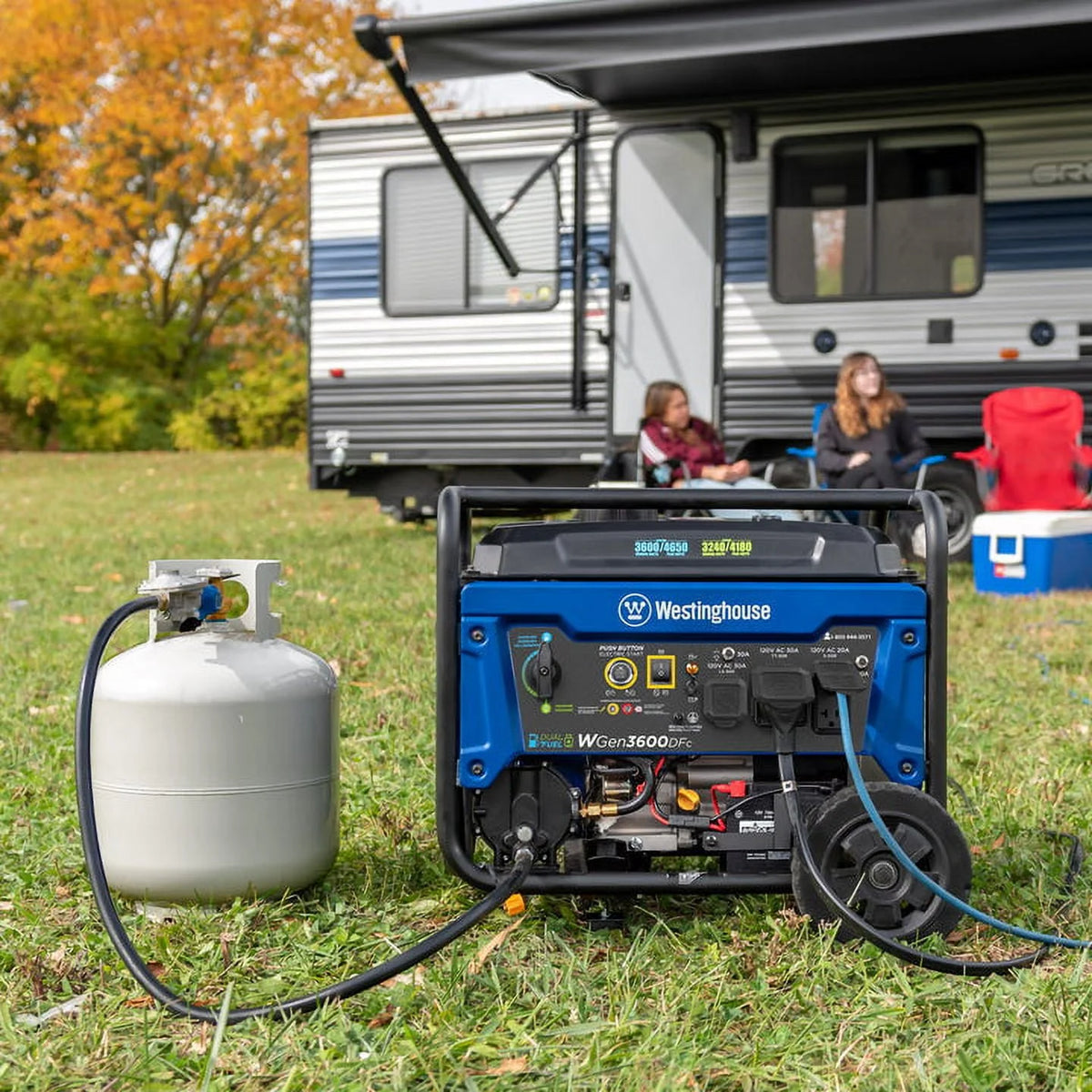 4650 Peak Watt Dual Fuel Portable Generator I838