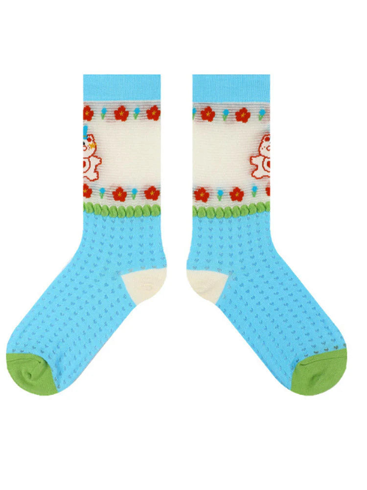 Mid-Calf Socks K3873