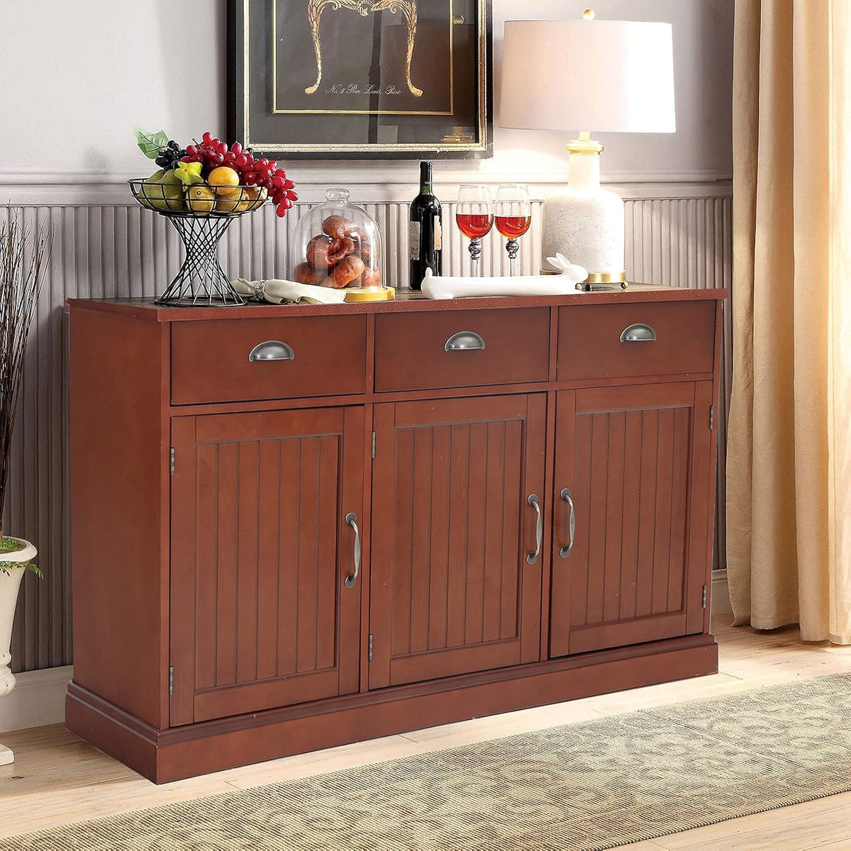 3 Drawer Buffet Cabinet with Doors J5996