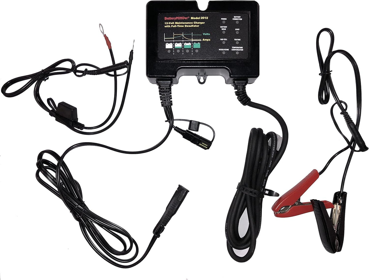 12 Volt 2 Amp Battery Charger Maintainer Desulfator U445