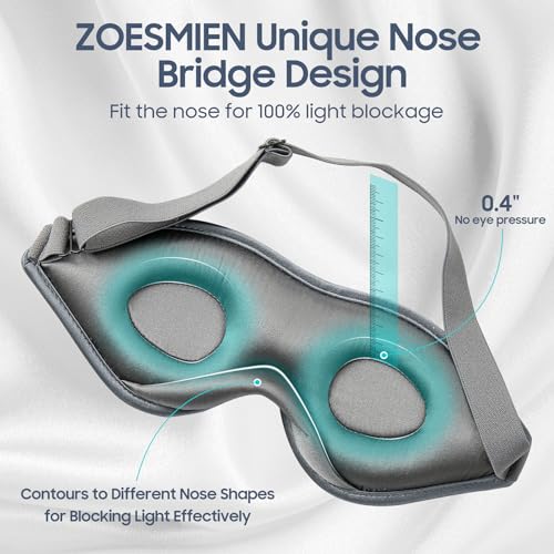 100% Mulberry Silk 3D Contoured Sleep Mask J727