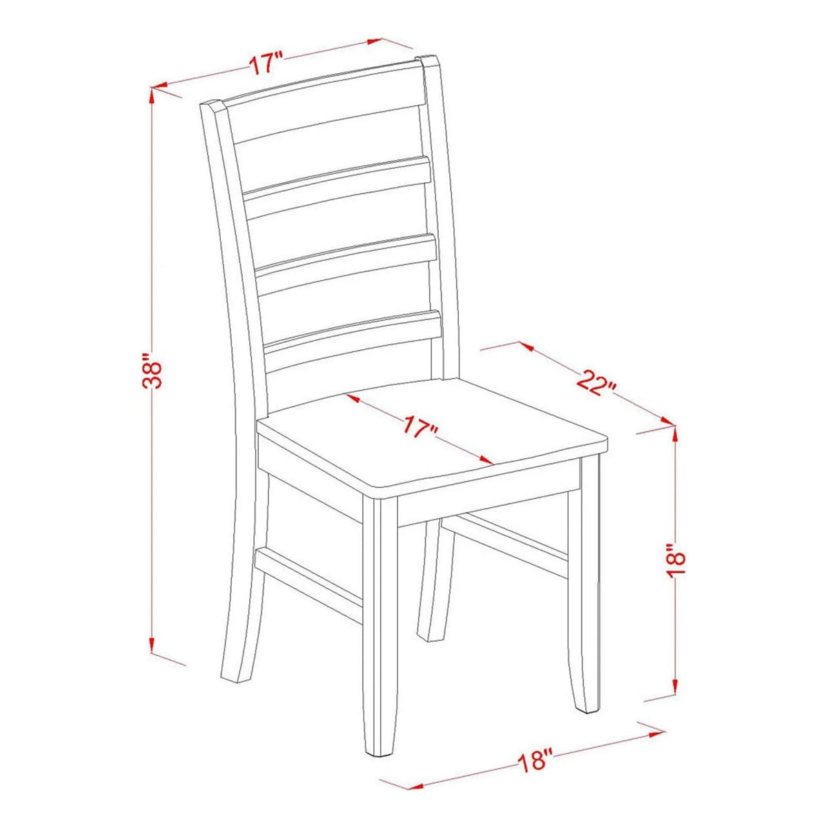 Dining Table and 4 Wooden Dining Chairs F1482