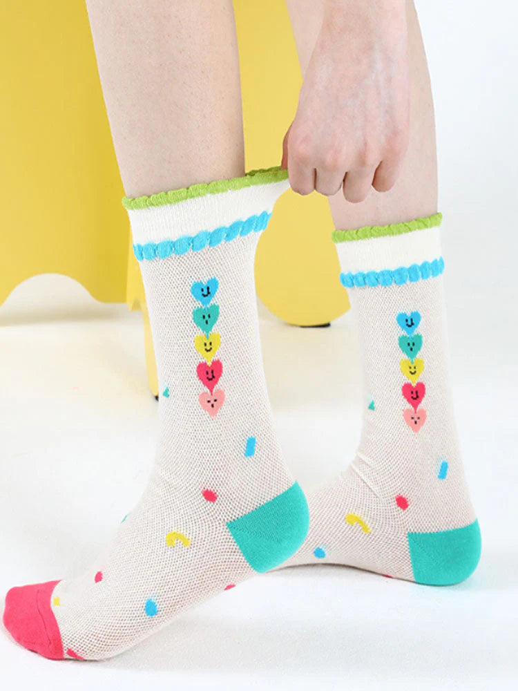 Mid-Calf Socks K3873