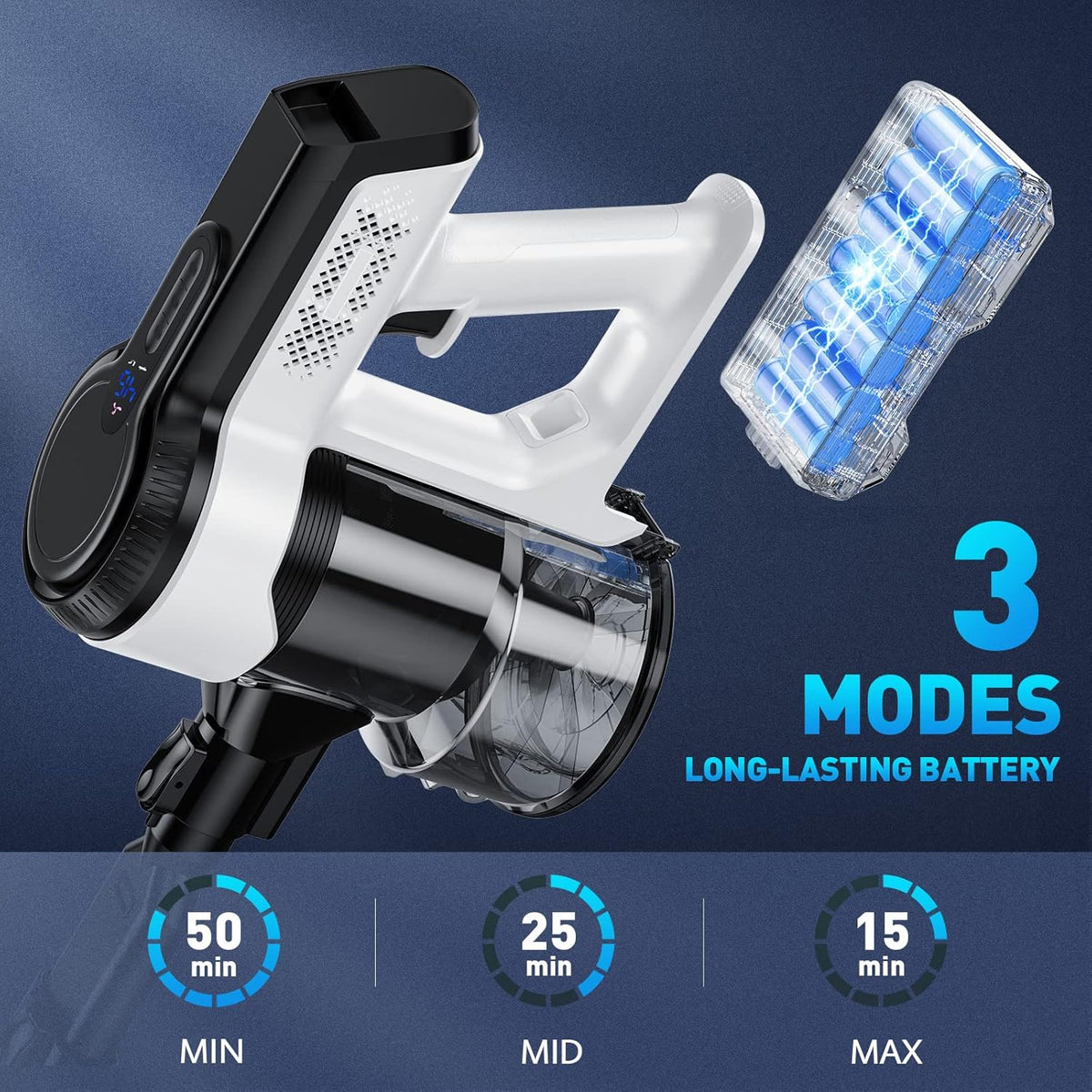 Cordless Vacuum Cleaner Lightweight Handheld 4-in-1 250w K4946