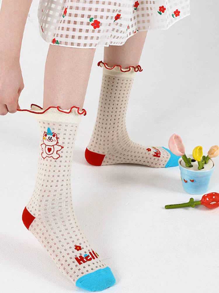 Mid-Calf Socks K3873