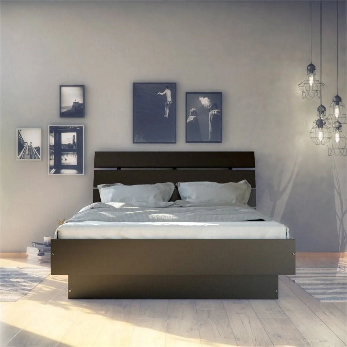 Queen Platform Bed C971