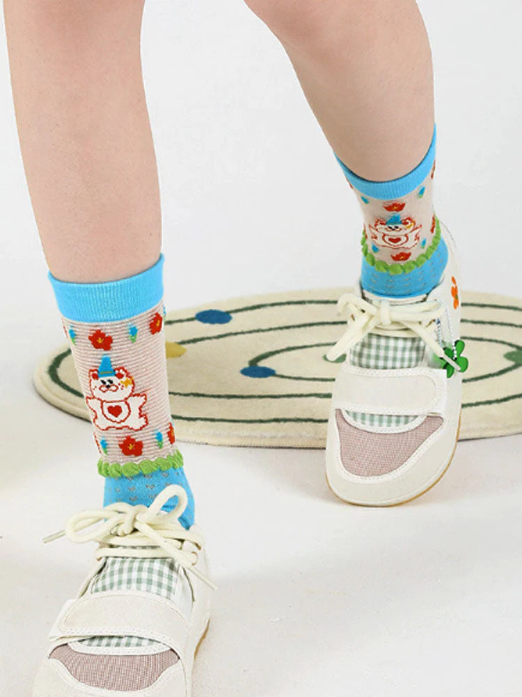 Mid-Calf Socks K3873