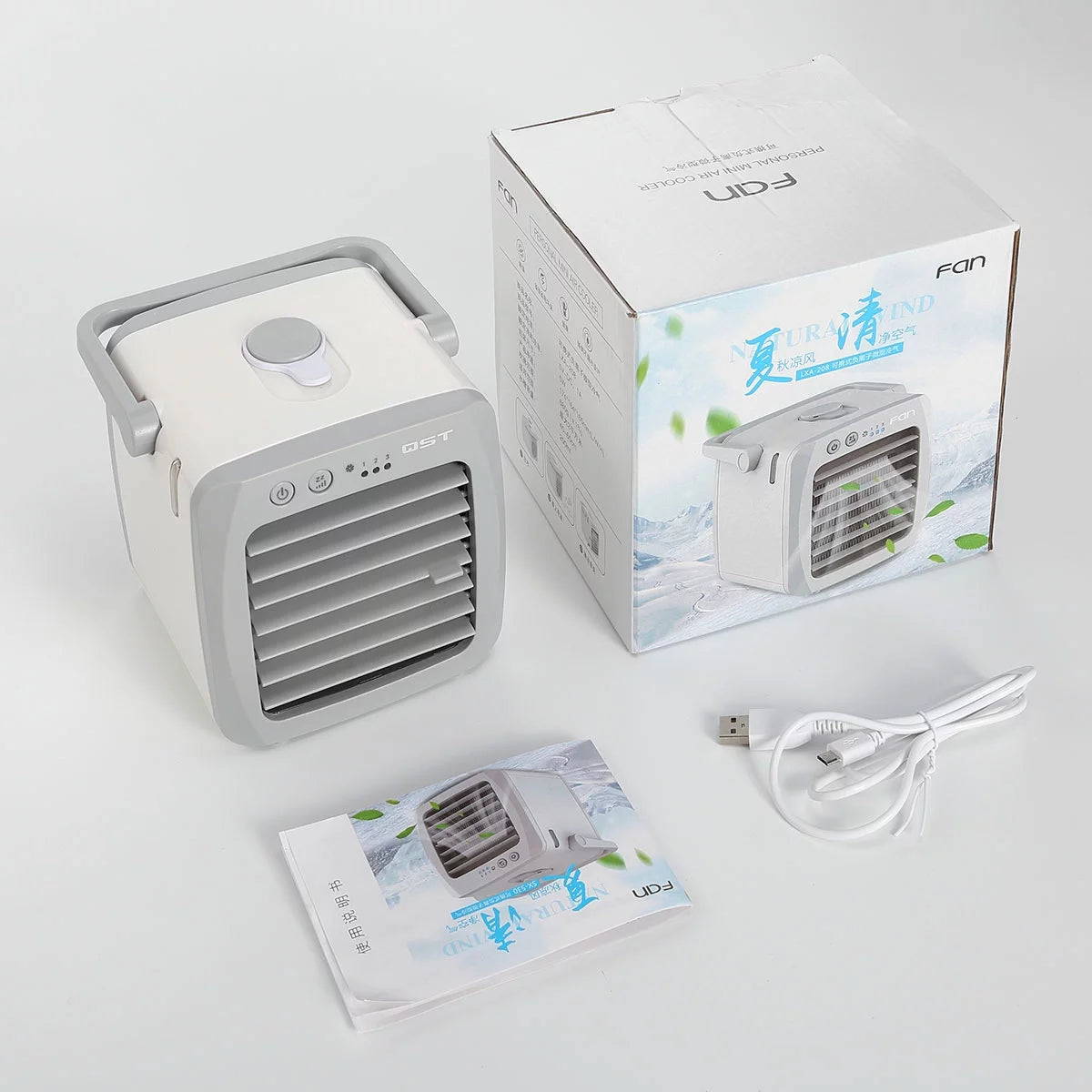Portable Table Misting Fan with 3 Wind Speed H130