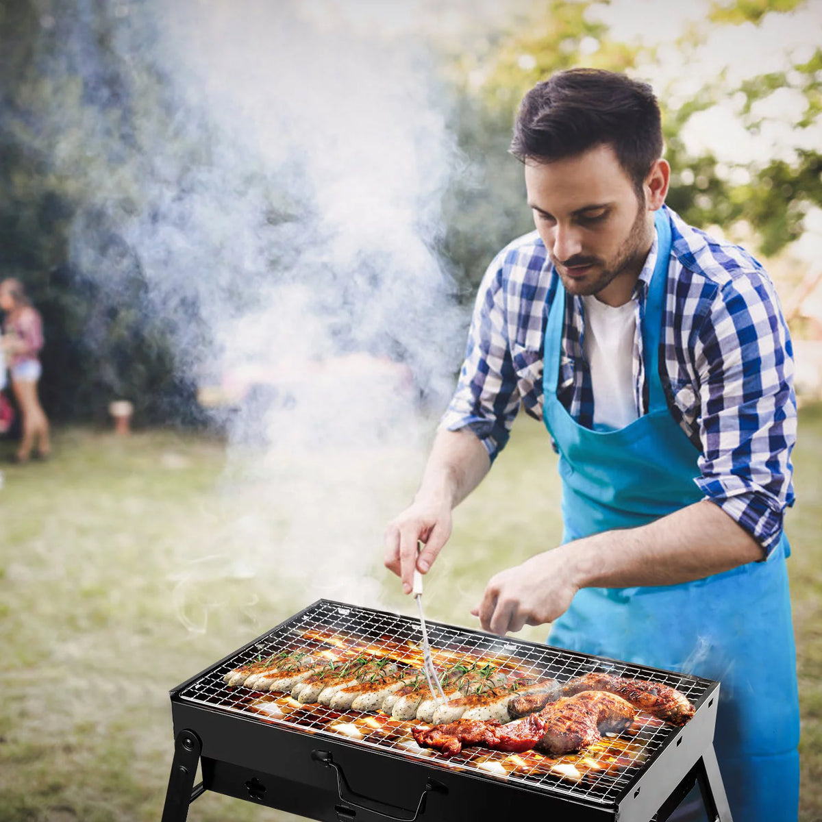 Portable Foldable Charcoal Grill U98245