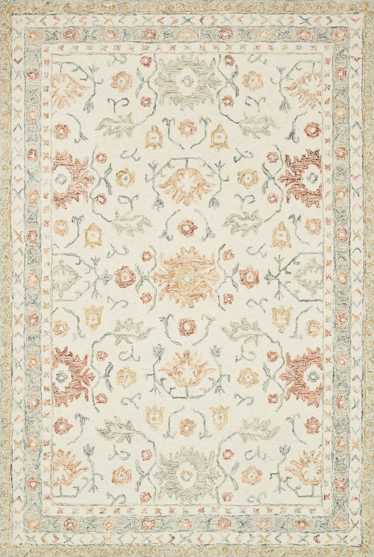Ivory Rust 8'6 x 12' Rug G144278