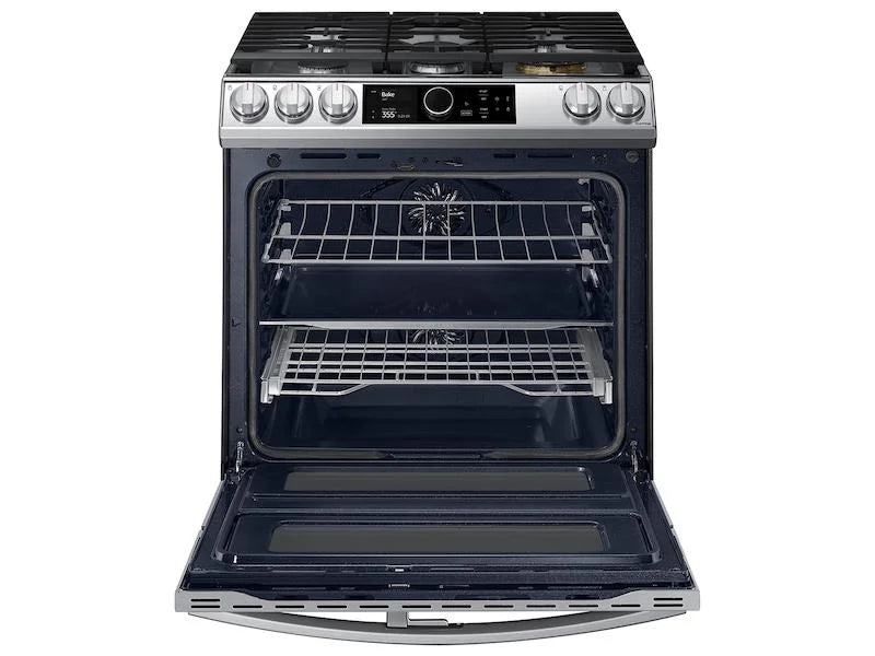 30" Wide 6.3 Cu. Ft. Slide-In Dual Fuel Range - Stainless Steel Z93182