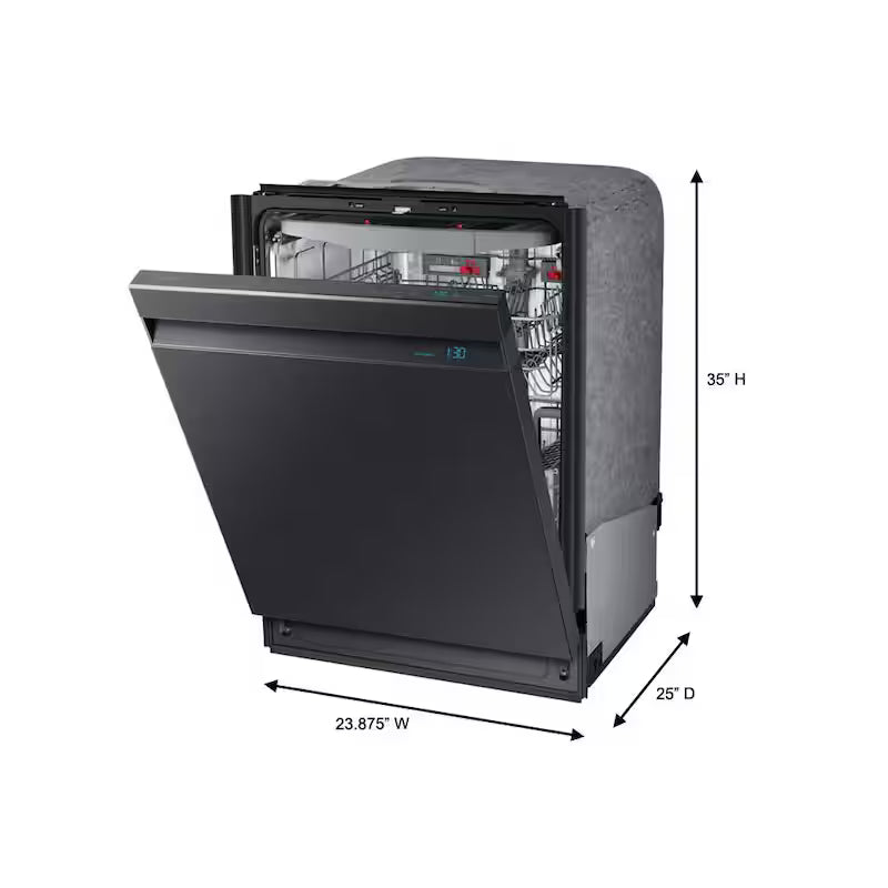 Black Stainless Steel Dishwasher with 3rd Rack F4513