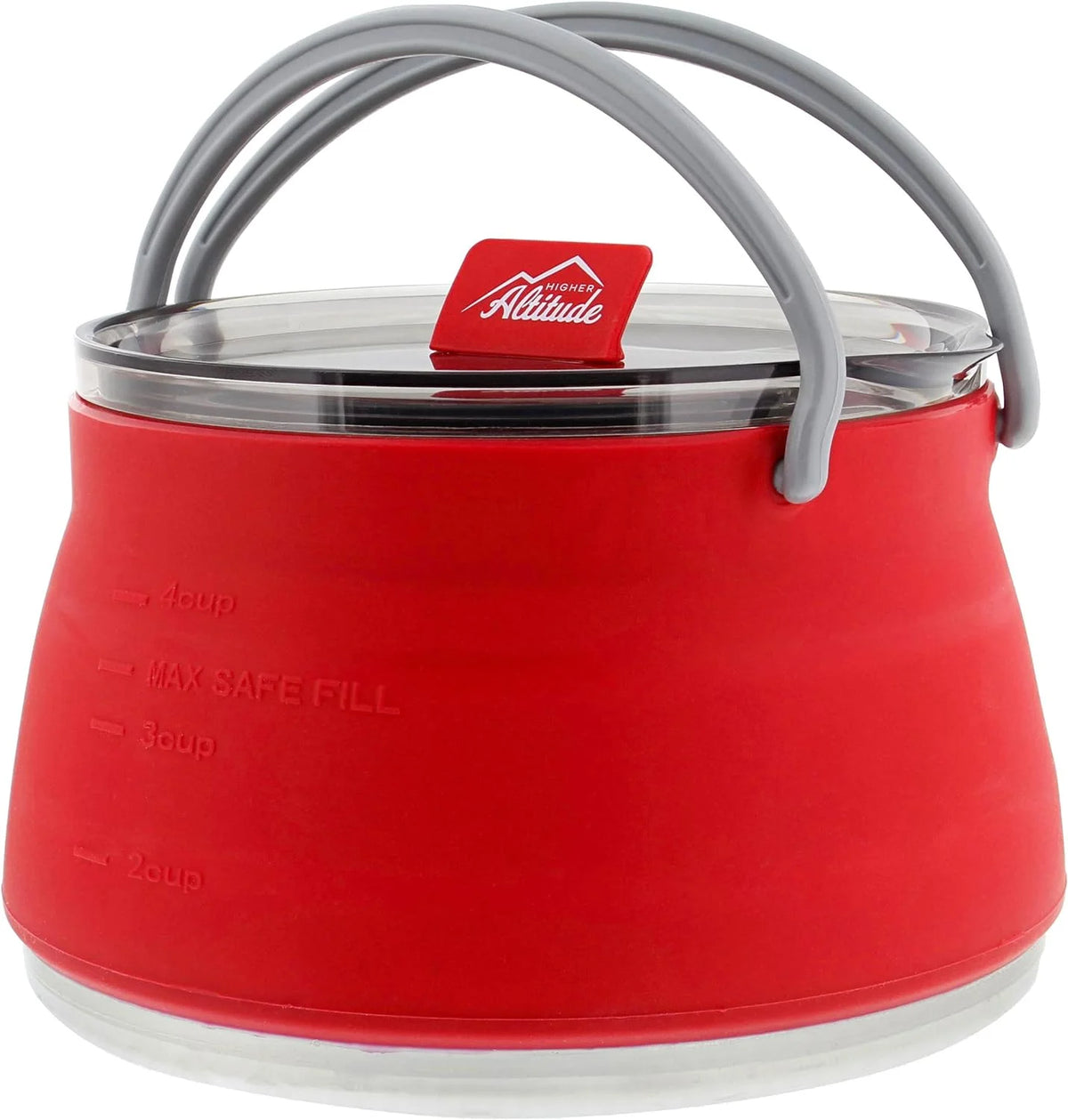 Collapsible 1L Red Travel Kettle U40821