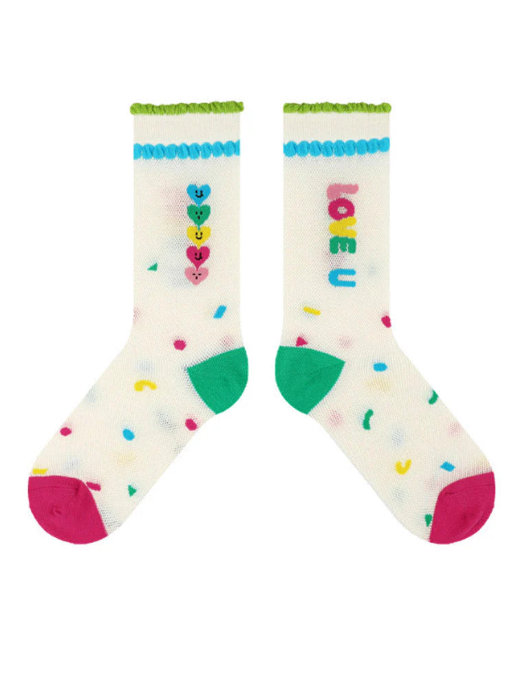 Mid-Calf Socks K3873