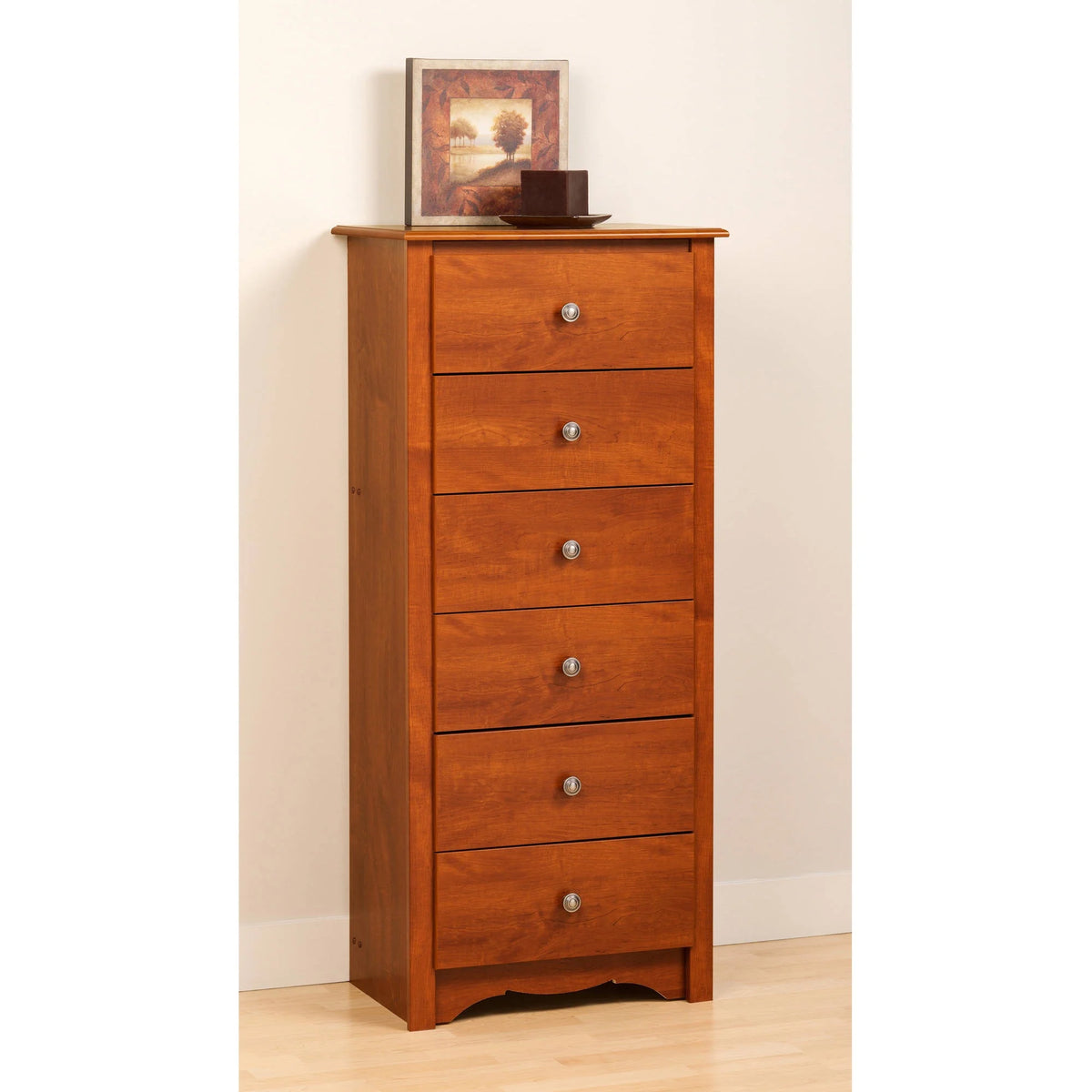 Cherry 6 Drawer Chest F341013