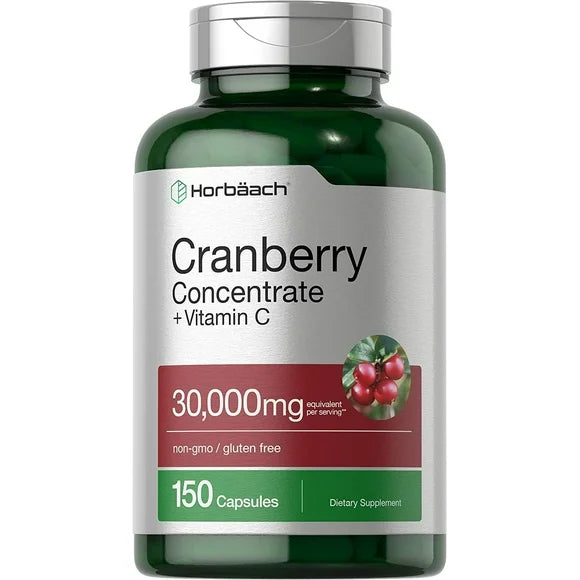 Cranberry Vitamin C Capsules 120 Count I341