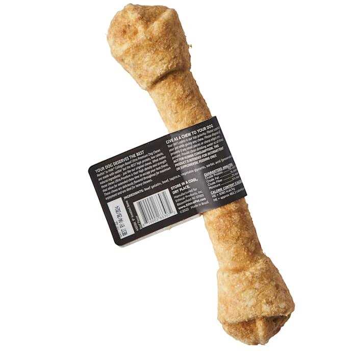 9 Knotted Beef Flavor Bone Dog Chews Z94498