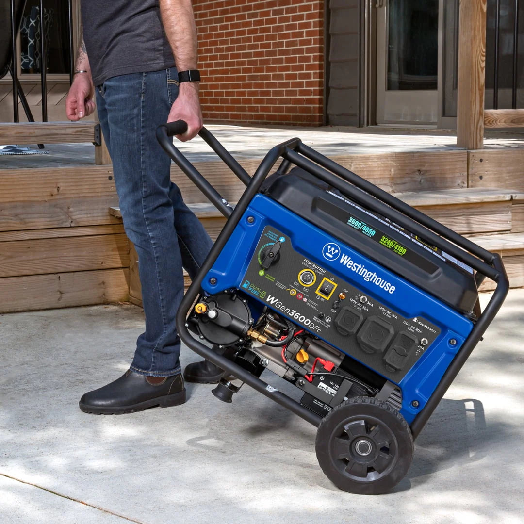 4650 Peak Watt Dual Fuel Portable Generator I838