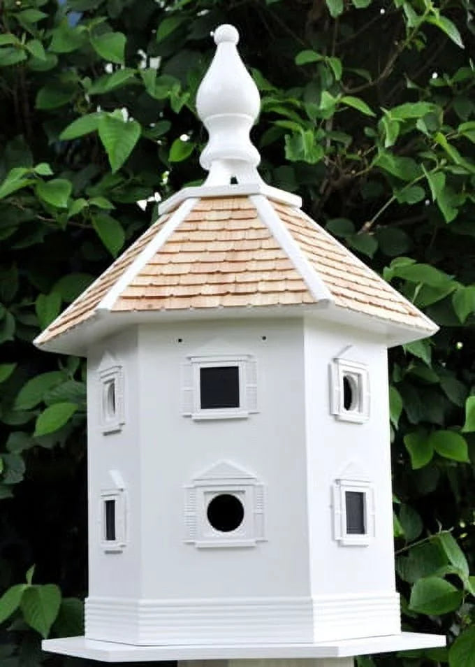 30" Oversized White Bird Dovecote B1873