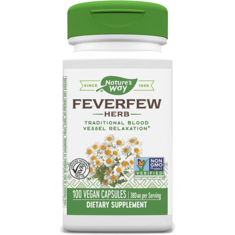 380 mg 100 caps Feverfew Leaves N831