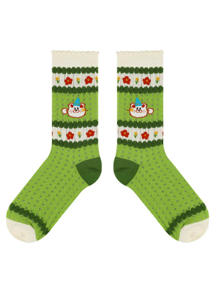 Mid-Calf Socks K3873