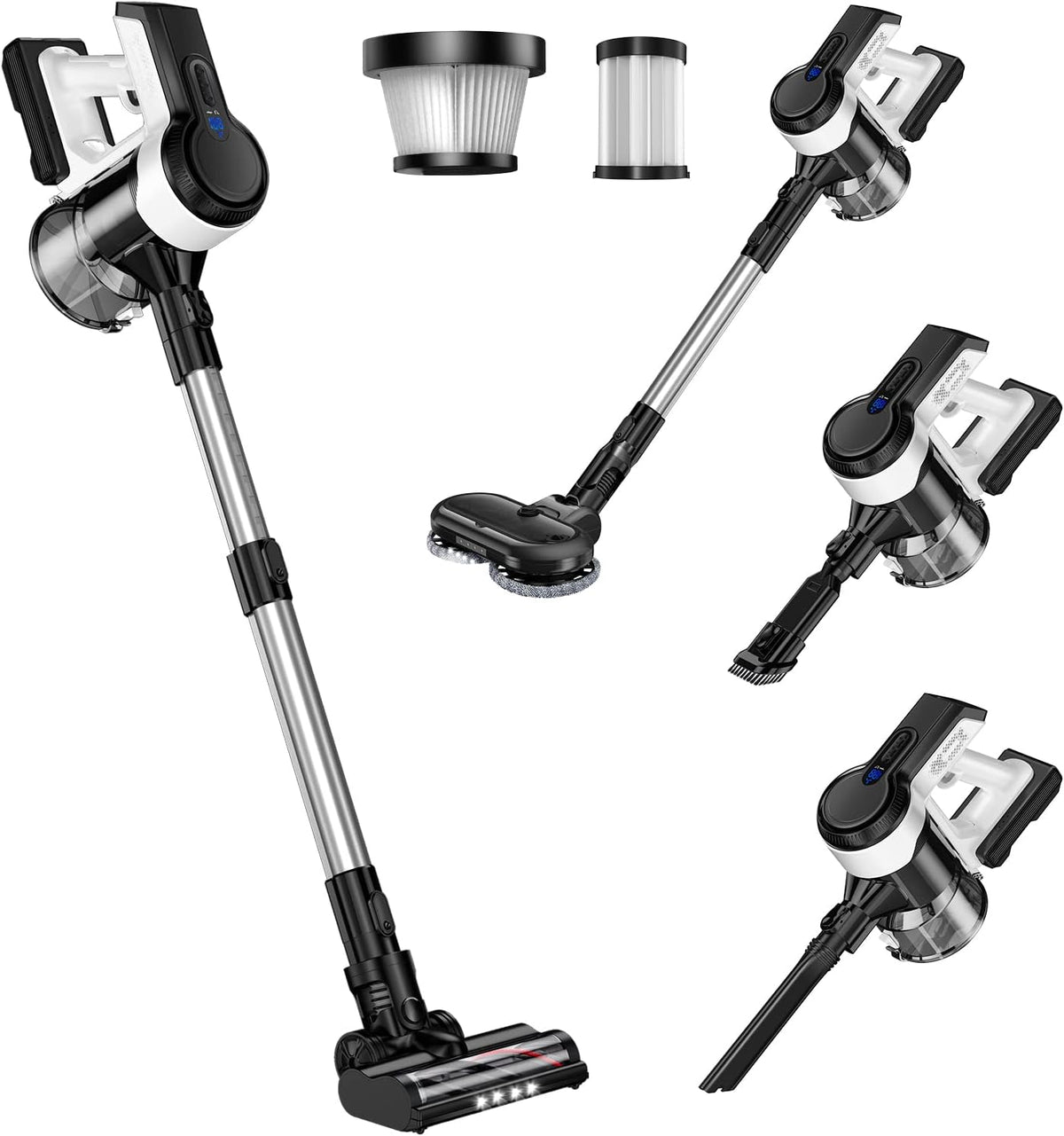 Cordless Vacuum Cleaner Lightweight Handheld 4-in-1 250w K4946