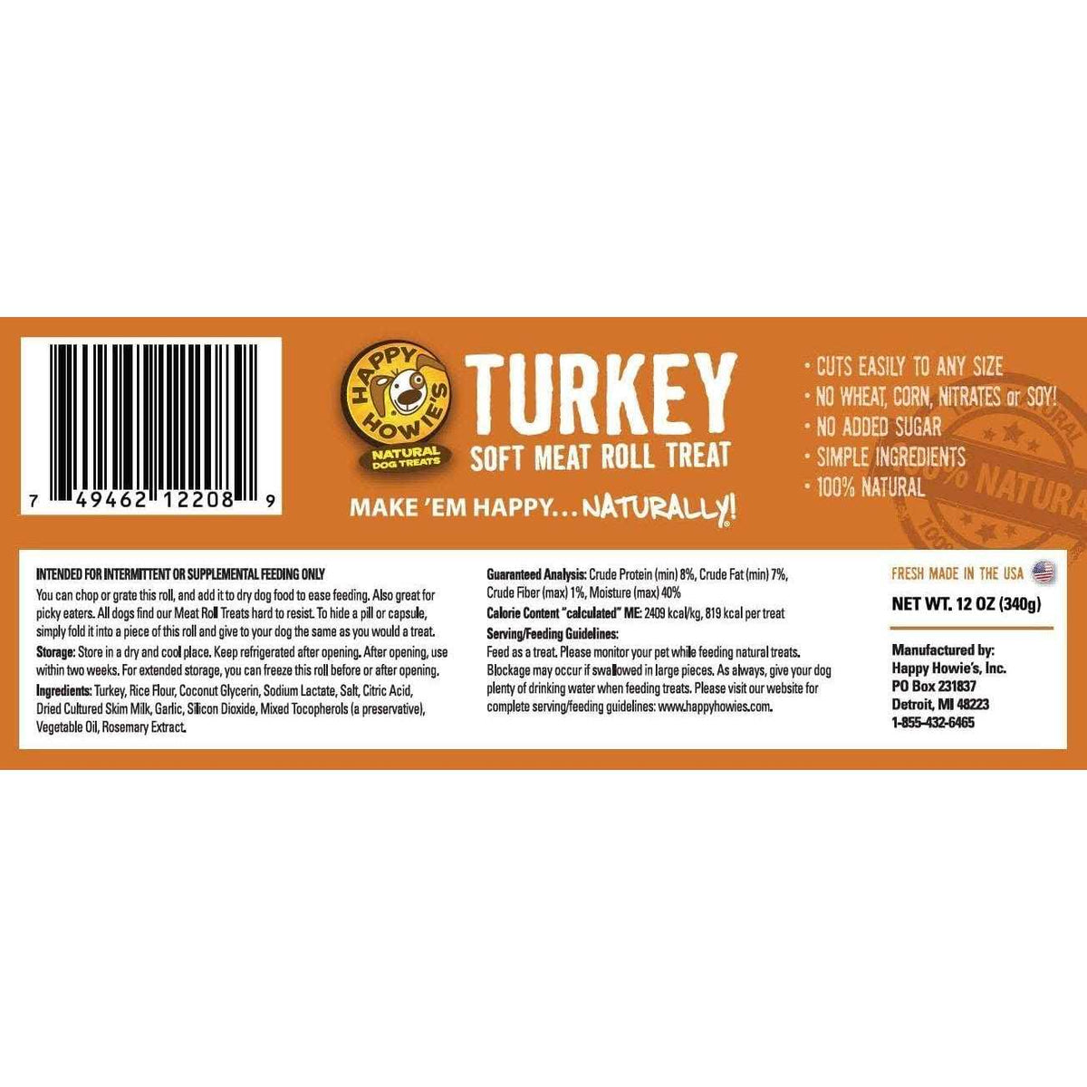 Lamb Meat Roll Treat U711