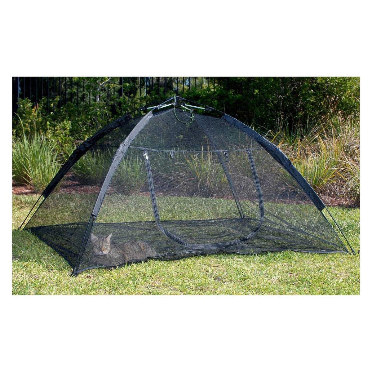 Black Large Outdoor Cat Tent F93732