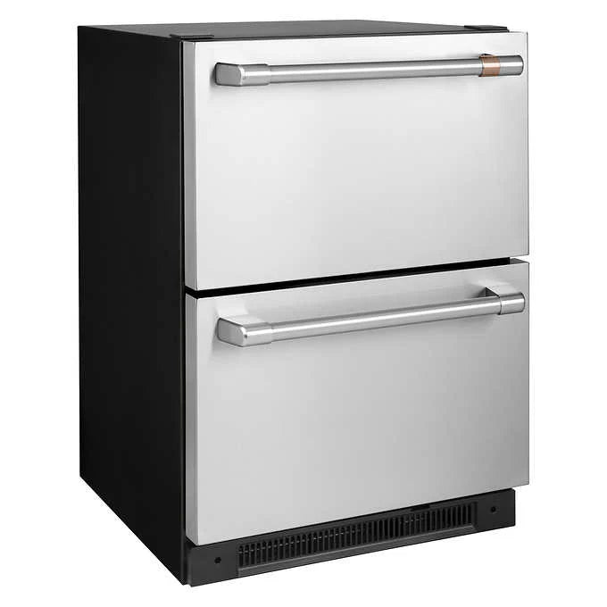 5.7 Cu. Ft. Built-In Dual-Drawer Refrigerator Stainless Steel V232