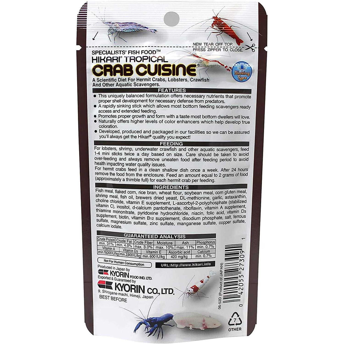 Crab Cuisine Pet Supplies F873