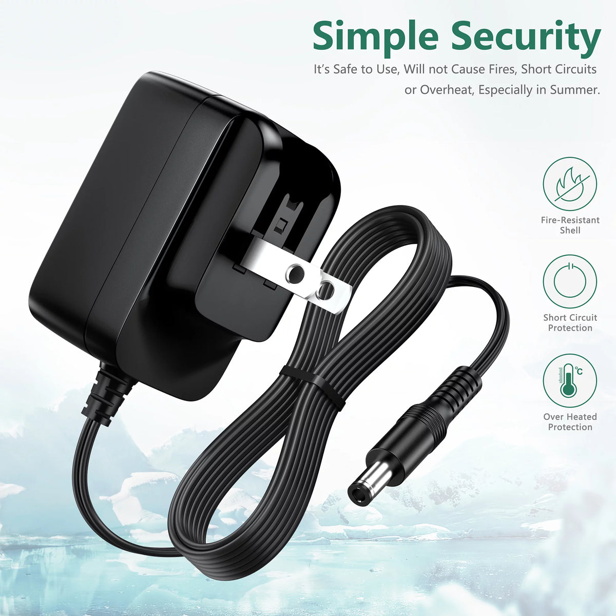 UL Listed AC DC Adapter Power Supply Cord Charger X999881