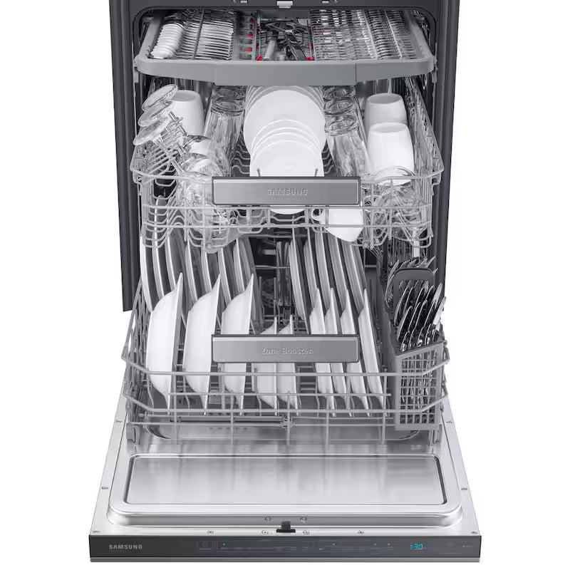 Black Stainless Steel Dishwasher with 3rd Rack F4513